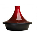 Tajine fonte émaillée 35 cm cerise - Maison Habiague