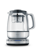 "Théière compacte automatique Sage STM800BSS4EEU1 en verre et acier inoxydable avec 5 réglages préprogrammés et arrêt automatique chez HABIAGUE