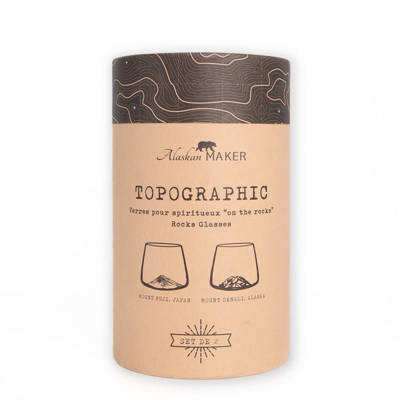 Set de 2 verres TOPOGRAPHIC - Maison Habiague