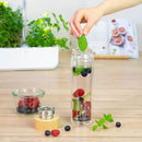 Bouteille en verre avec infuseur 450ml - Maison Habiague